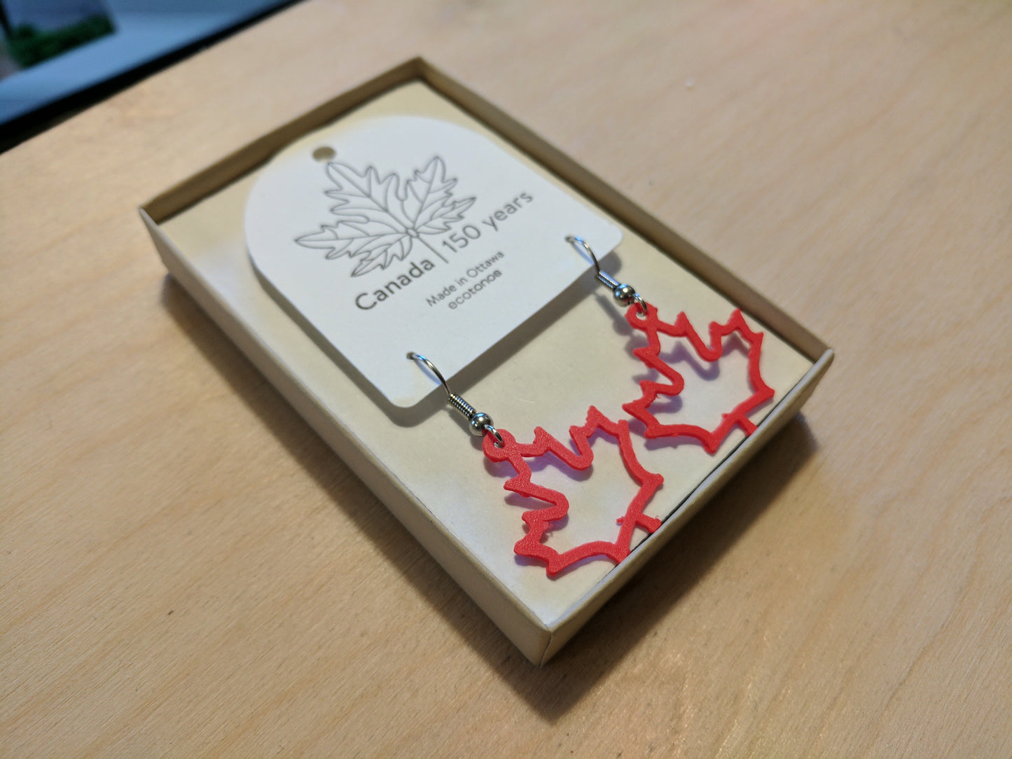 2017 Canada Day earrings